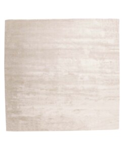 Tappeto quadrato in viscosa - Pearl Crema - overzicht