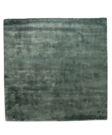 Tappeto quadrato in viscosa - Pearl Petrolio - overzicht, thumbnail