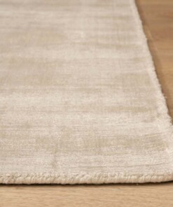 Tappeto quadrato in viscosa - Glamour Crema - close up, thumbnail Tappeto quadrato in viscosa - Glamour Crema - close up, thumbnail