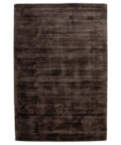 Tappeto in viscosa - Glamour Marrone scuro - overzicht