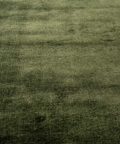 Tappeto quadrato in viscosa - Glamour Verde - close up, thumbnail