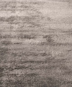 Tappeto quadrato in viscosa - Glamour Argento - close up, thumbnail