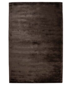 Tappeto in viscosa - Pearl Marrone scuro - overzicht, thumbnail