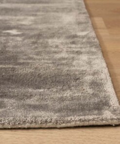 Tappeto in viscosa - Pearl Argento - close up, thumbnail