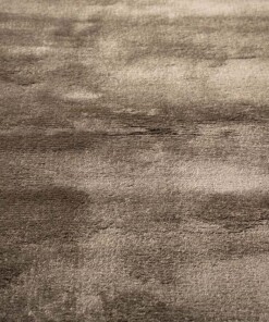 Tappeto in viscosa - Pearl Marrone - close up, thumbnail