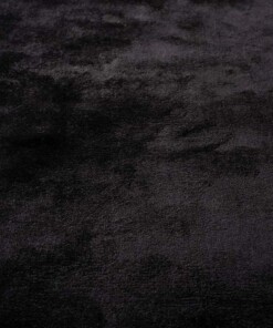 Tappeto rotondo in viscosa - Pearl Nero - close up, thumbnail