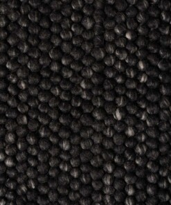 Tappeto in lana - Fjell Nero - close up