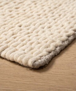 Tappeto in lana - Hyssing Crema - close up