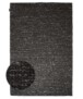 Tappeto in lana - Hyssing Nero - overzicht, thumbnail