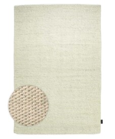 Tappeto in lana - Vridning Verde menta - overzicht, thumbnail