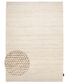 Tappeto in lana - Fjell Bianco - overzicht, thumbnail