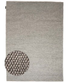 Tappeto in lana - Fjell Grigio chiaro - overzicht, thumbnail