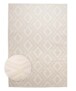 Passatoia scandinava - Contour Diamond crema - overzicht, thumbnail