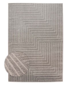 Tappeto stile scandinavo - Contour Edge Grigio - overzicht