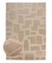 Tappeto stile scandinavo - Contour Stone Beige - overzicht, thumbnail