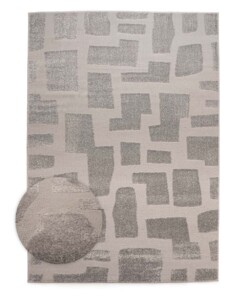 Tappeto stile scandinavo - Contour Stone Grigio - overzicht