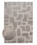 Tappeto stile scandinavo - Contour Stone Grigio - overzicht, thumbnail