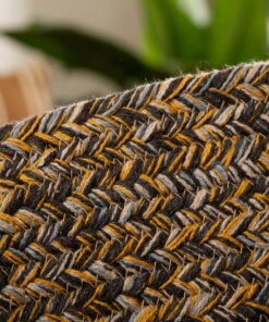 Tappeto rotondo in cotone Joy - Multicolore - close up, thumbnail