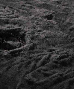 Tappeto soffice quadrato a pelo lungo - Comfy Deluxe Grigio Scuro