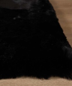 Tappeto soffice quadrato a pelo lungo - Comfy Deluxe Nero