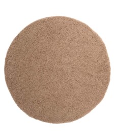 Tappeto rotondo a pelo lungo Shaggy Trend - Beige - overzicht, thumbnail