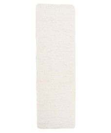 Passatoia a pelo lungo Shaggy Trend - Bianco - overzicht, thumbnail