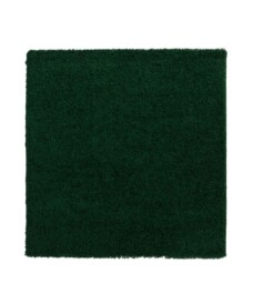 Tappeto quadrato a pelo lungo Shaggy Trend - Verde smeraldo - overzicht, thumbnail