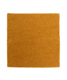Tappeto quadrato a pelo lungo Shaggy Trend - Giallo senape - overzicht, thumbnail