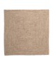 Tappeto quadrato in cotone - Joy Beige/Bianco - overzicht, thumbnail