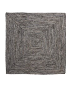 Tappeto quadrato in cotone - Joy Blu - overzicht, thumbnail