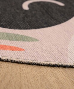 Tappeto per bambini Procione - Smile Grigio - close up, thumbnail