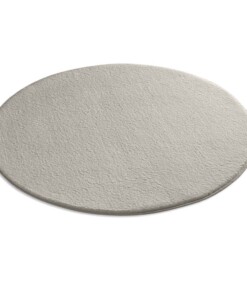 Tappeto rotondo morbido - Lior naturale (lavabile a 30°C) - overzicht