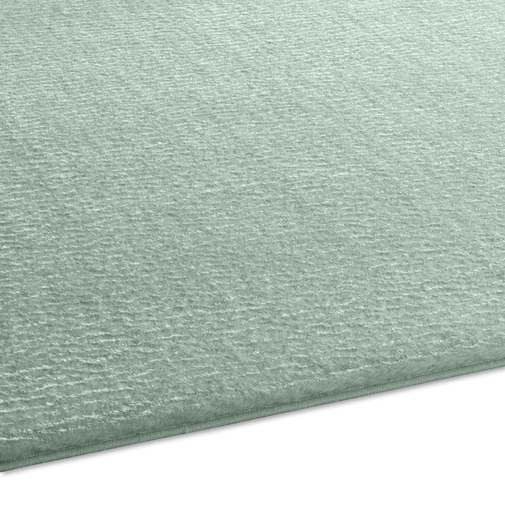 Tappeto morbido - Loft verde menta (lavabile a 30°C) - close up Tappeto morbido - Loft verde menta (lavabile a 30°C) - close up