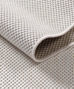 Tappeto da esterno rotondo - Elara crema - close up, thumbnail Tappeto da esterno rotondo - Elara crema - close up, thumbnail