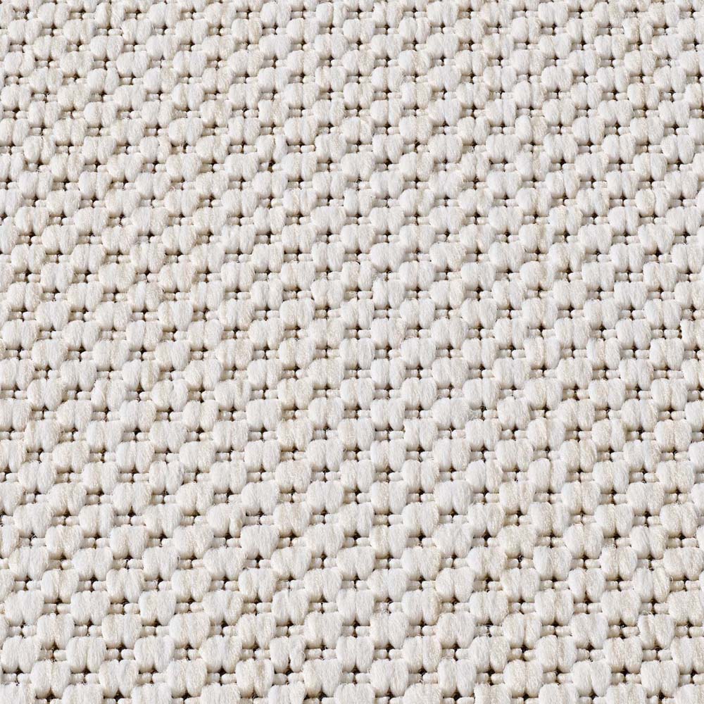 Tappeto da esterno rotondo - Elara crema - close up Tappeto da esterno rotondo - Elara crema - close up