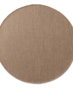 Tappeto da esterno rotondo - Elara beige - overzicht