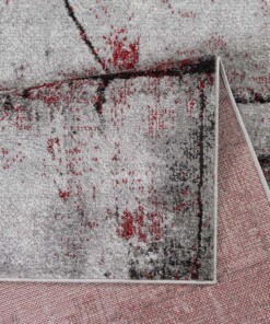 Tappeto astratto - Arlo rosso - close up, thumbnail