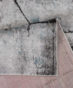 Tappeto astratto - Arlo blu - close up, thumbnail Tappeto astratto - Arlo blu - close up, thumbnail