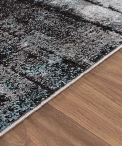 Tappeto astratto - Arlo blu - close up, thumbnail Tappeto astratto - Arlo blu - close up, thumbnail