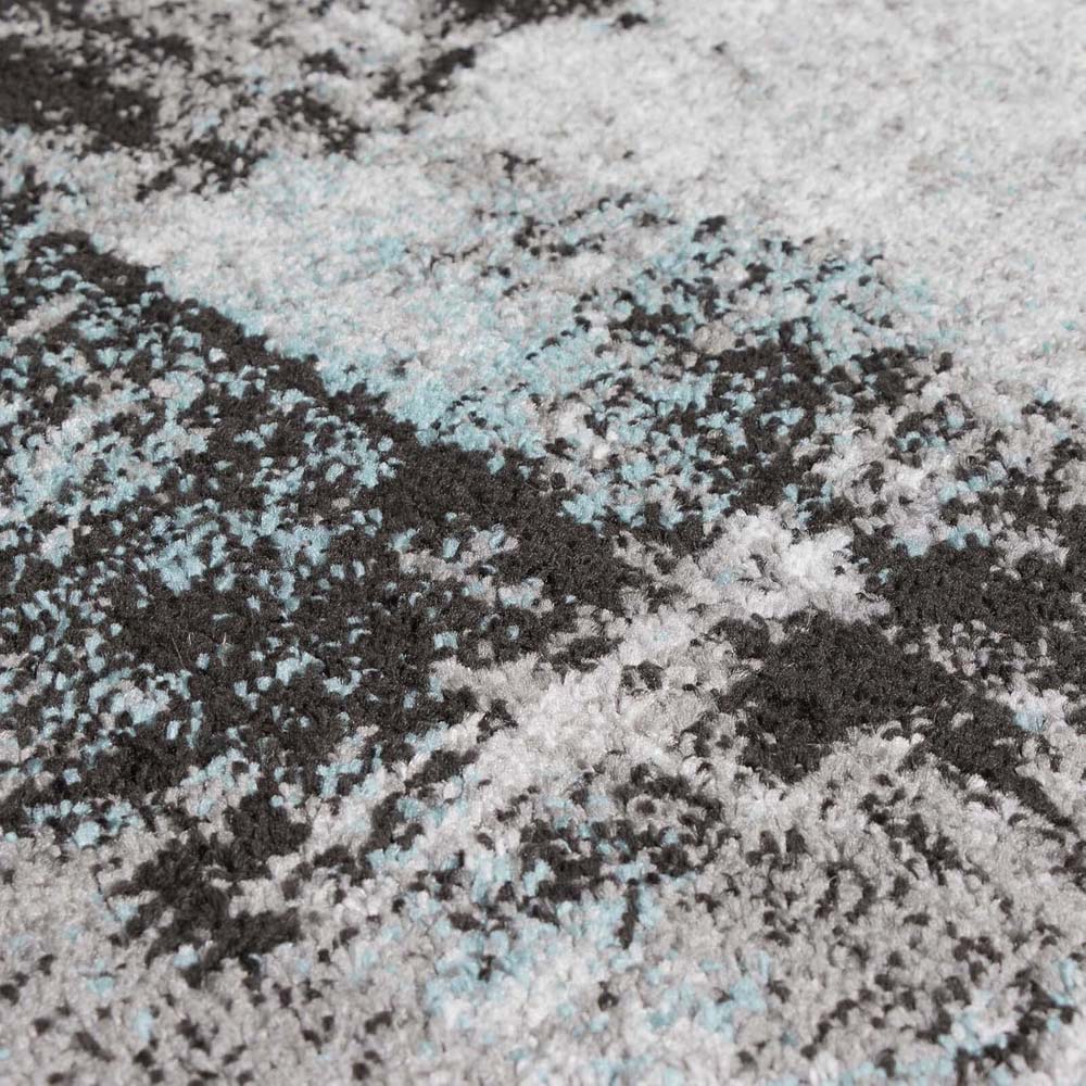 Tappeto astratto - Arlo blu - close up Tappeto astratto - Arlo blu - close up