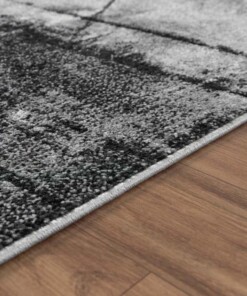 Tappeto astratto - Arlo grigio - close up, thumbnail