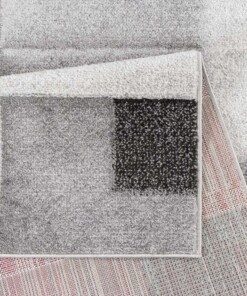 Tappeto moderno - Cleo grigio/blu - close up, thumbnail