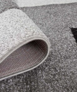 Tappeto moderno - Cleo grigio - close up, thumbnail