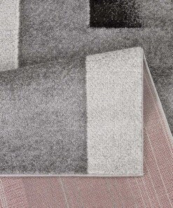 Tappeto moderno - Cleo grigio - close up, thumbnail