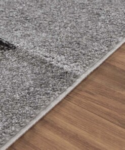 Tappeto moderno - Cleo grigio - close up, thumbnail