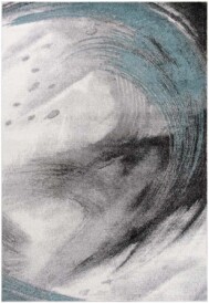 Tappeto moderno - Axis blu - overzicht, thumbnail