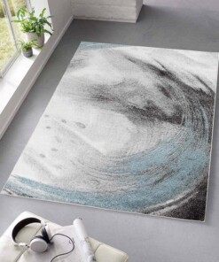 Tappeto moderno - Axis blu - sfeer