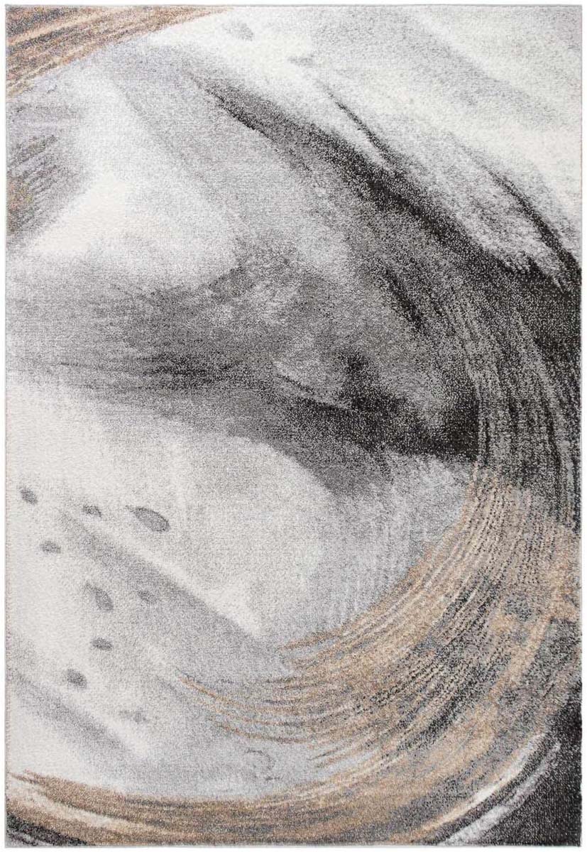 Tappeto moderno - Axis grigio/beige - overzicht Tappeto moderno - Axis grigio/beige - overzicht