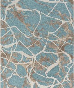 Tappeto da esterno - Marble blu - overzicht