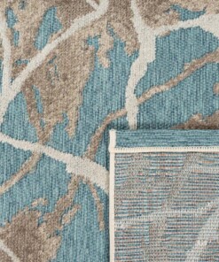 Tappeto da esterno - Marble blu - close up, thumbnail